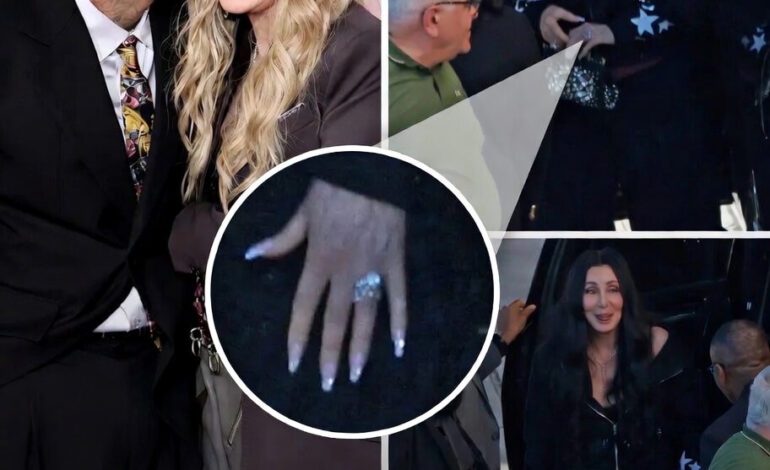 Cher Sparks Alexander Edwards Marriage Speculation with Massive Ring at Son Chaz Bono’s Wedding