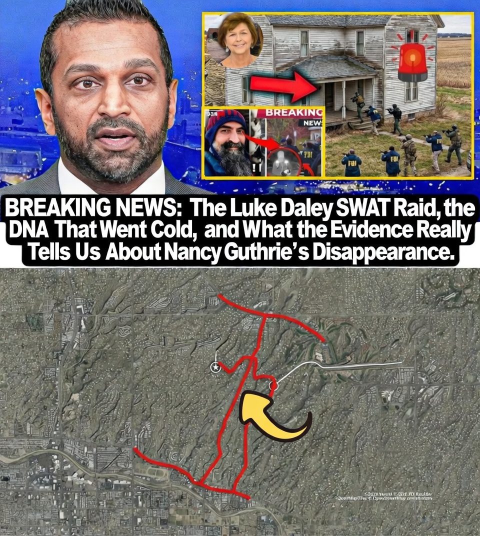 FINALLY IDENTIFIED… BUT CLEARED? The Luke Daley SWAT Raid, the DNA That Went Cold, and What the Evidence Really Tells Us About Nancy Guthrie’s Disappearance