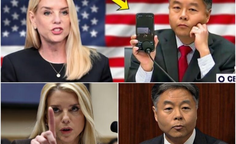 Ted Lieu Catches Pam Bondi Lying Under Oath: What’s Real, What’s Distorted