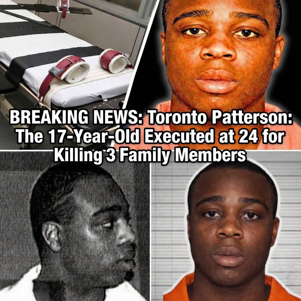 Toronto Patterson: The 17-Year-Old Executed at 24 for Killing 3 Family Members — The Full Truth Behind the Viral Story