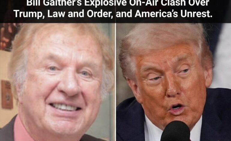 “Are You Really Not Seeing What’s Happening?” — Bill Gaither’s Explosive On-Air Clash Over Trump, Law and Order, and America’s Unrest