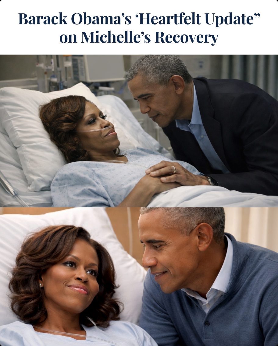 Barack Obama’s “Heartfelt Update” on Michelle’s Recovery