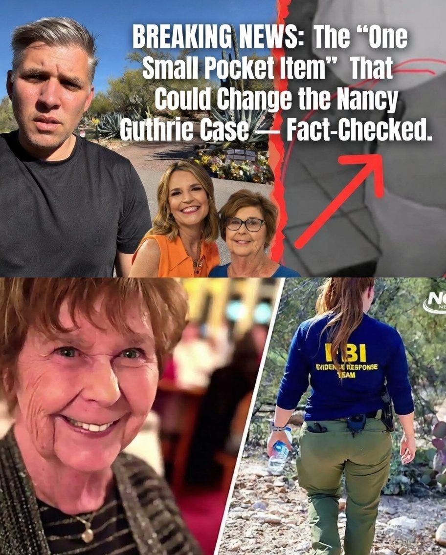 The “One Small Pocket Item” That Could Change the Nancy Guthrie Case — Fact-Checked