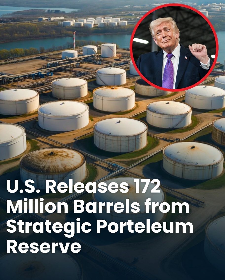 U.S. Releases 172 Million Barrels from Strategic Petroleum Reserve