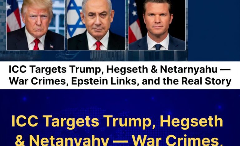 GLOBAL SHOCKWAVE: The Hague Orders the Arrest of Donald Trump