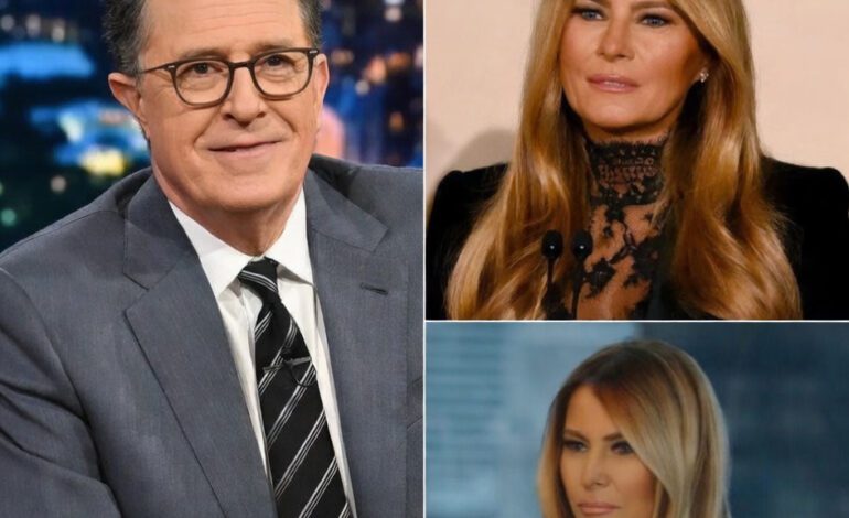 Stephen Colbert Blasts Melania Trump “Queen of Corruption” — Political Gala Explodes Into Chaos