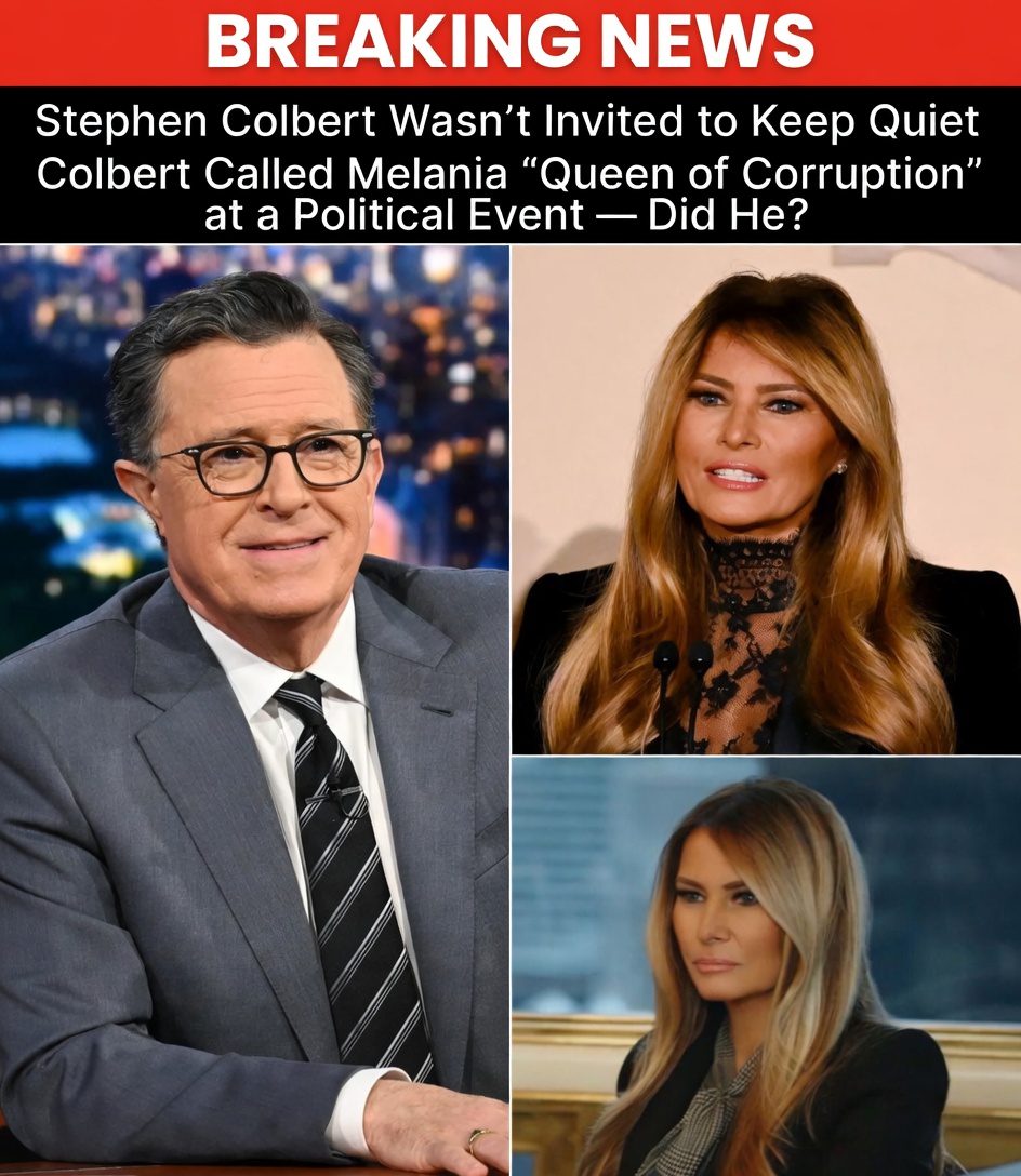 BREAKING NEWS: Stephen Colbert Wasn’t Invited to Keep Quiet