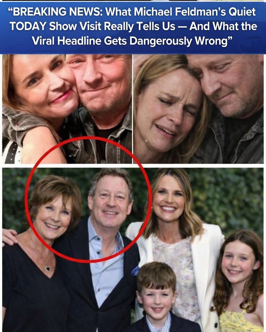 TEARS BEHIND CLOSED DOORS: What Michael Feldman’s Quiet TODAY Show Visit Really Tells Us — And What the Viral Headline Gets Dangerously Wrong