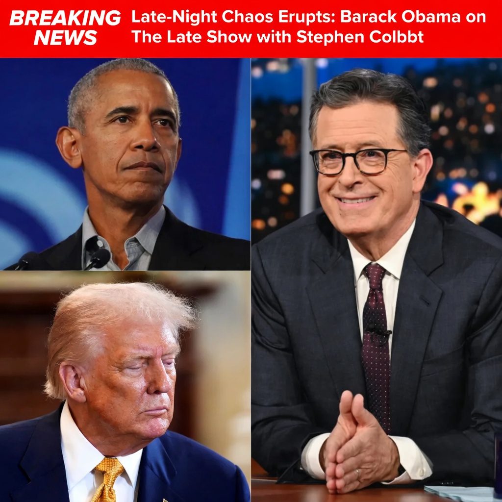 Late-Night Chaos Erupts: Barack Obama on The Late Show with Stephen Colbert — What Really Happened