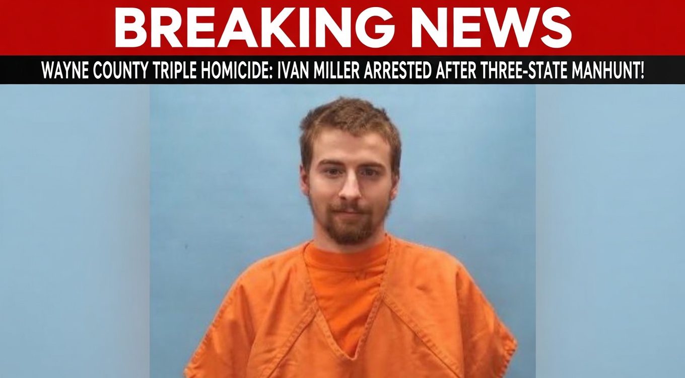 Wayne County Triple Homicide: Ivan Miller Arrested After Three-State Manhunt
