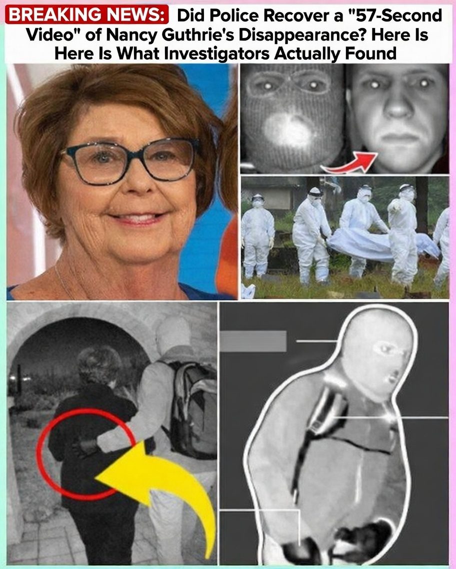 Did Police Recover a “57-Second Video” of Nancy Guthrie’s Disappearance — Here Is What Investigators Actually Found