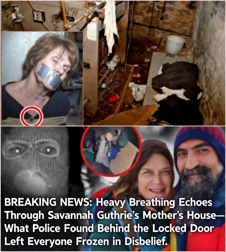 Heavy Breathing Echoes Through Savannah Guthrie’s Mother’s House — What Police Found Behind the Locked Door Left Everyone Frozen in Disbelief
