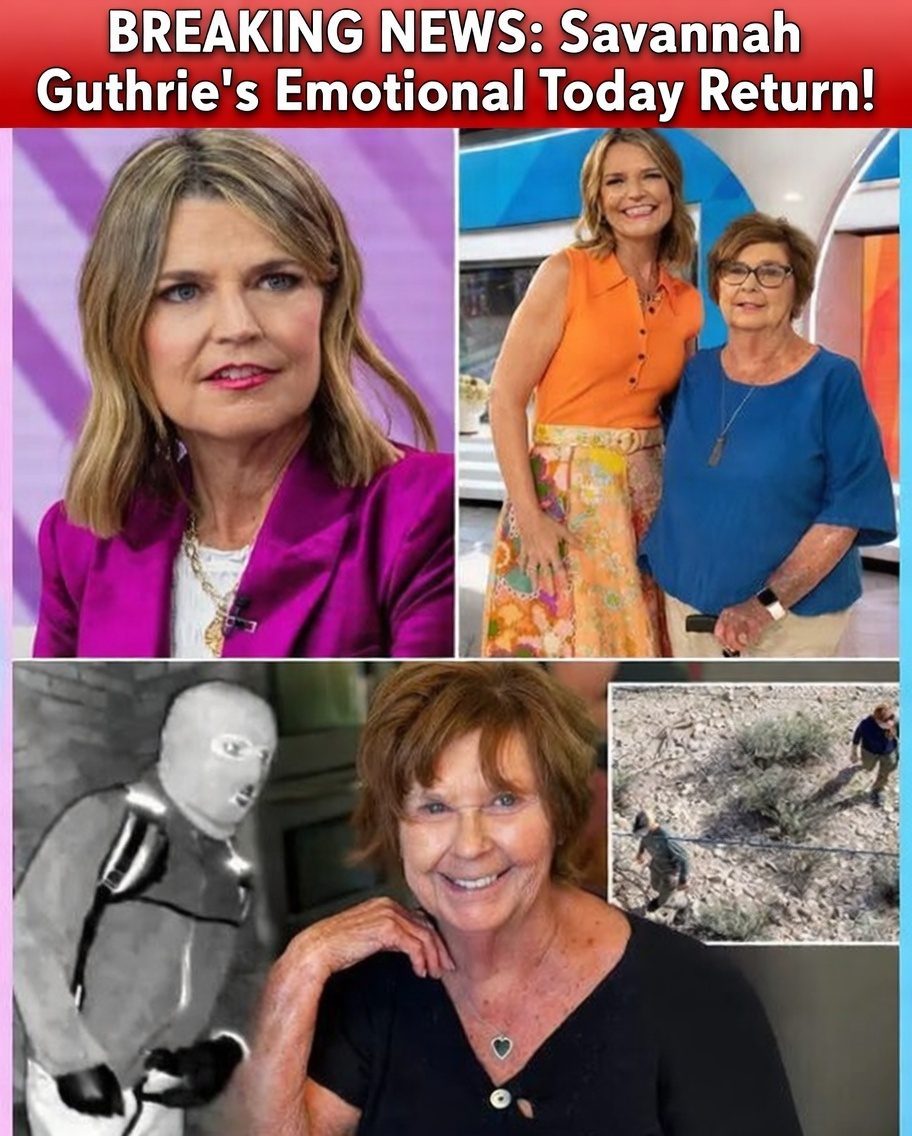 Savannah Guthrie’s Emotional Today Return
