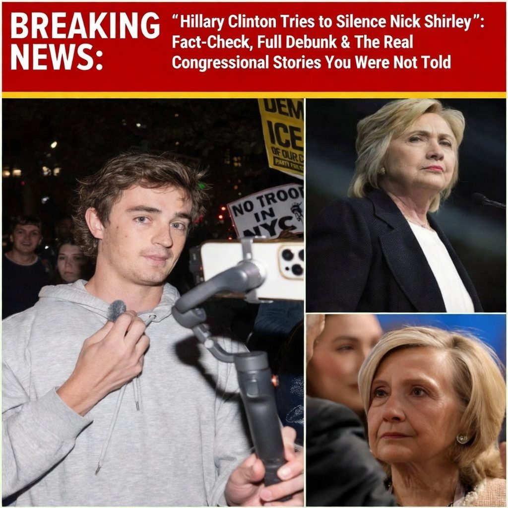 Hillary Clinton Tries to Silence Nick Shirley: Fact-Check, Full Debunk & The Real Congressional Stories You Were Not Told