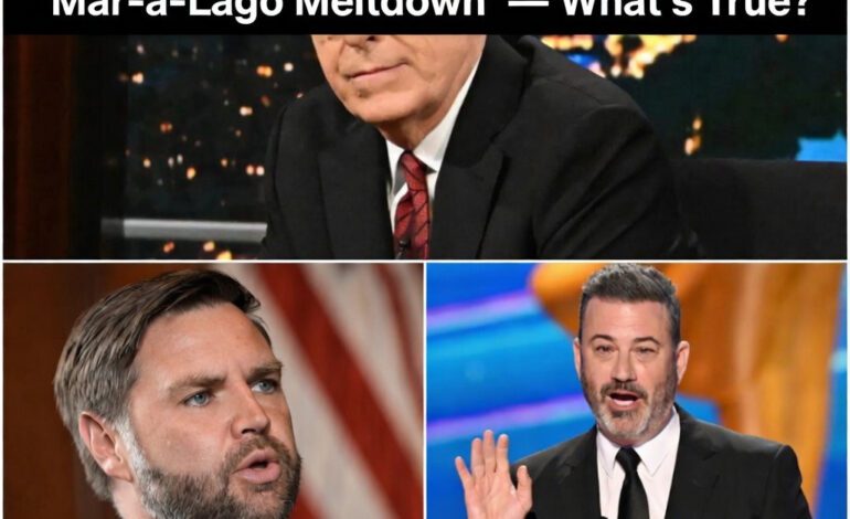 JD Vance, Kimmel & Colbert: Viral ‘Mar-a-Lago Meltdown’ — What’s True?