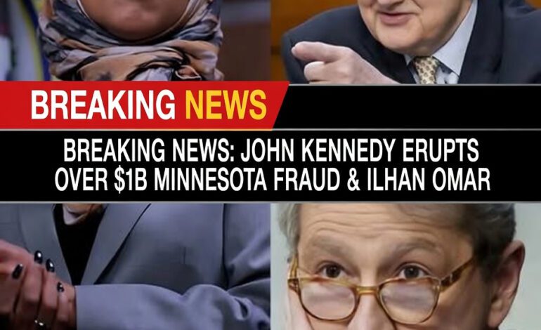 John Kennedy Erupts Over $1B Minnesota Fraud & Ilhan Omar