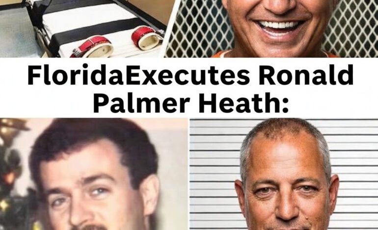 Florida Executes Ronald Palmer Heath: The Full Truth