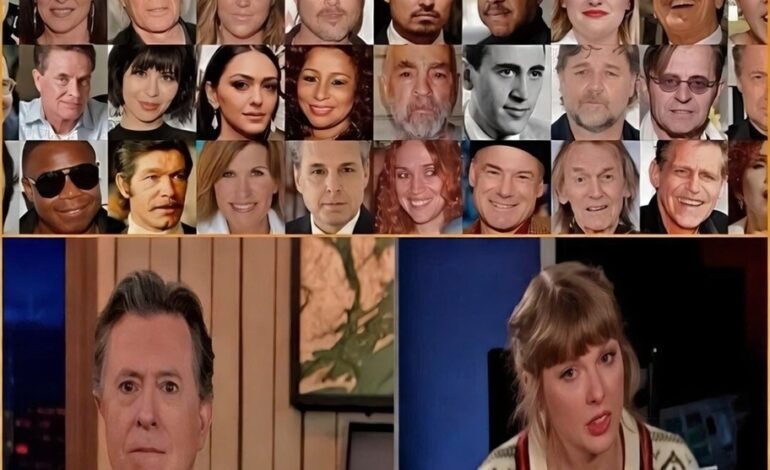 SHOCKING DEVELOPMENTS IN THE LAST 48 HOURS: Live Shock On Air — Stephen Colbert & Taylor Swift Drop a 30-Name Power List That Stunned the World