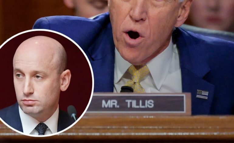 GOP Senator Calls for Trump to Remove Adviser Stephen Miller