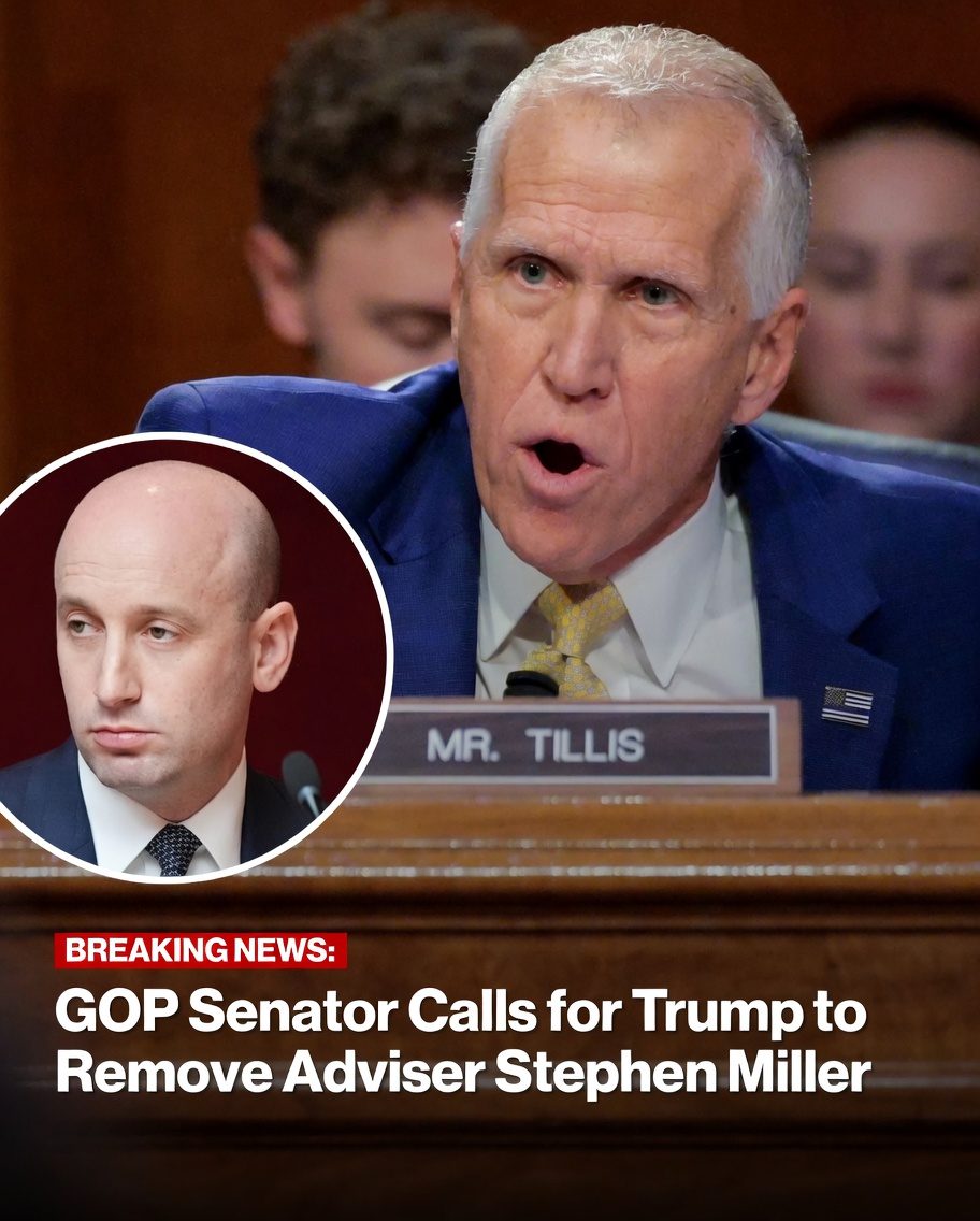 GOP Senator Calls for Trump to Remove Adviser Stephen Miller