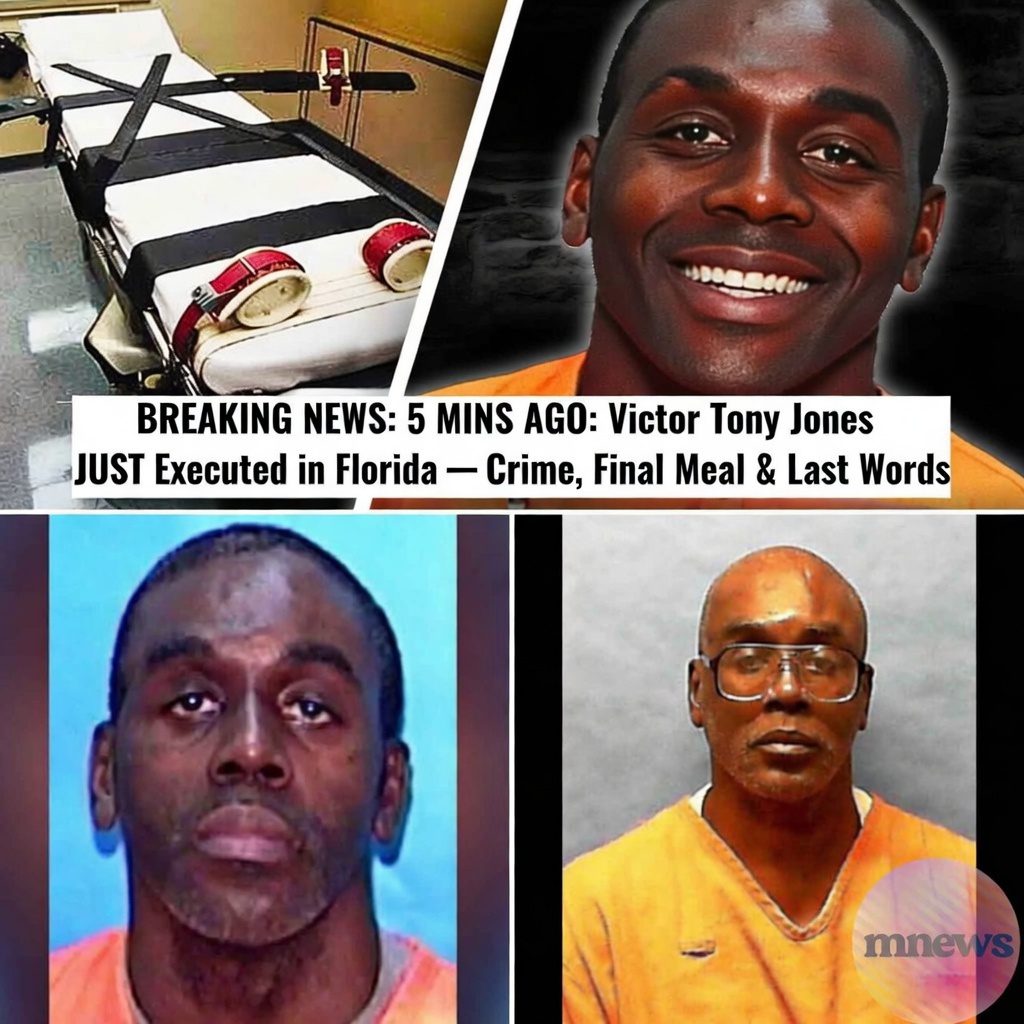 Victor Tony Jones JUST Executed in Florida — Crime, Final Meal & Last Words