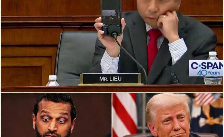 Ted Lieu Plays Secret Recording — Kash Patel Left Speechless for 38 Seconds
