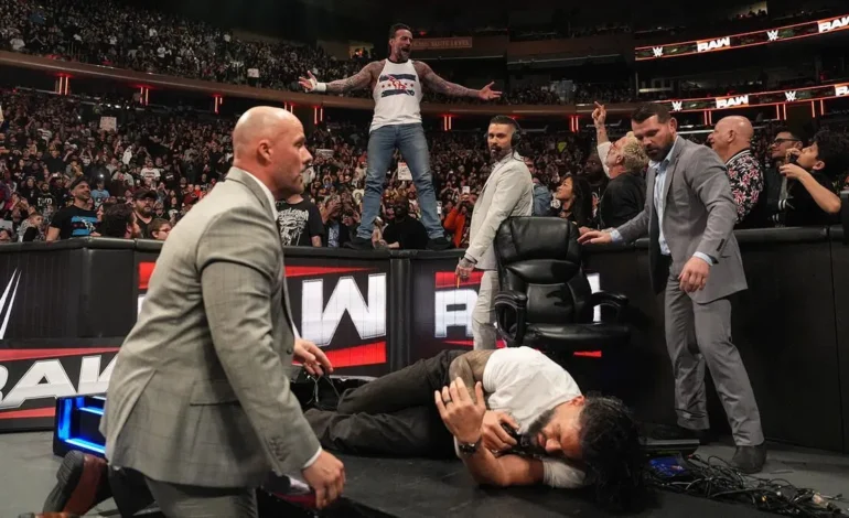 What CM Punk Said After Attacking Roman Reigns at the End of WWE RAW