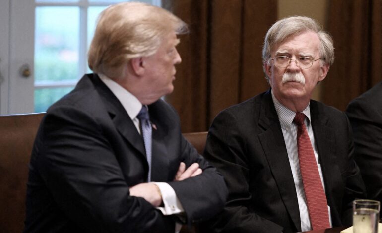 Bolton Says Trump Is in “Panic Mode” After F-15 Shot Down