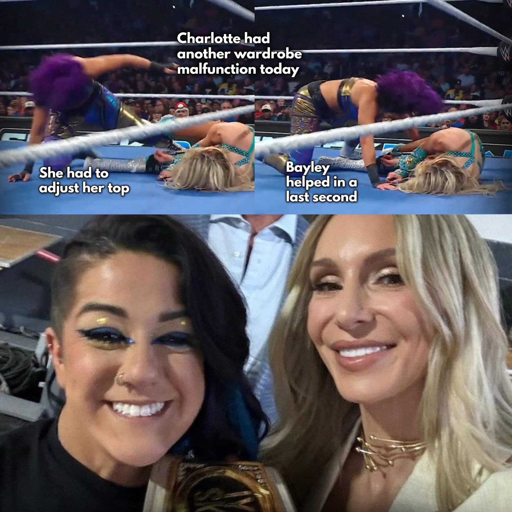 Fans Couldn’t Believe It… Charlotte Flair’s Unexpected Wardrobe Slip Goes Viral Instantly