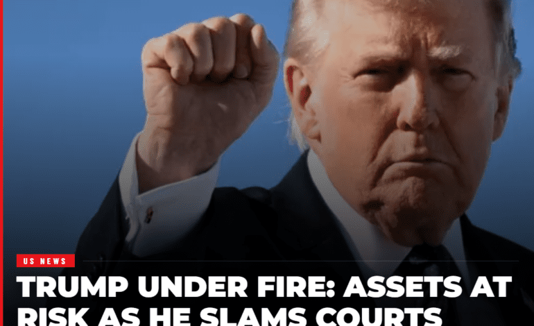 Trump Under Fire: Assets at Risk as He Slams Courts