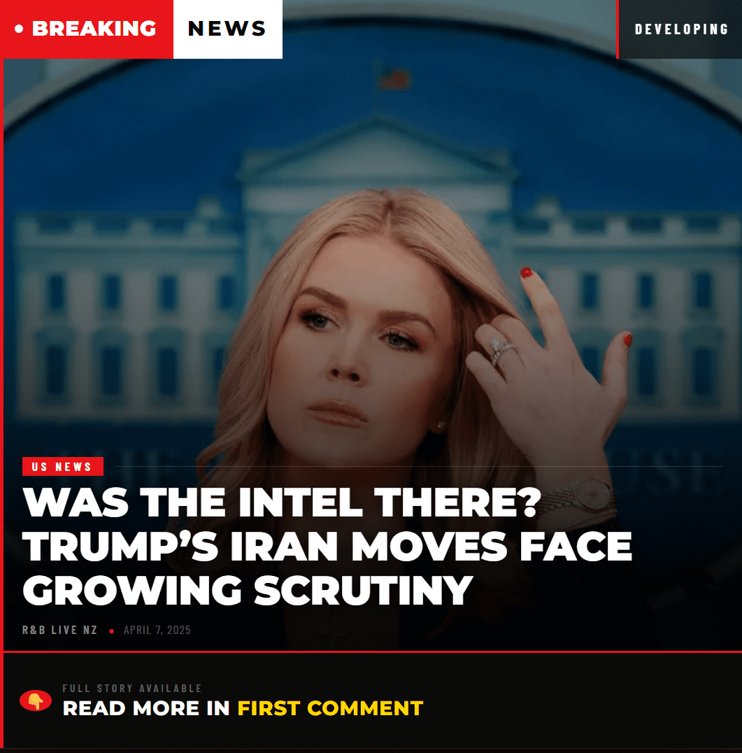 Did Trump Act Without Clear Intel? New Questions Explode