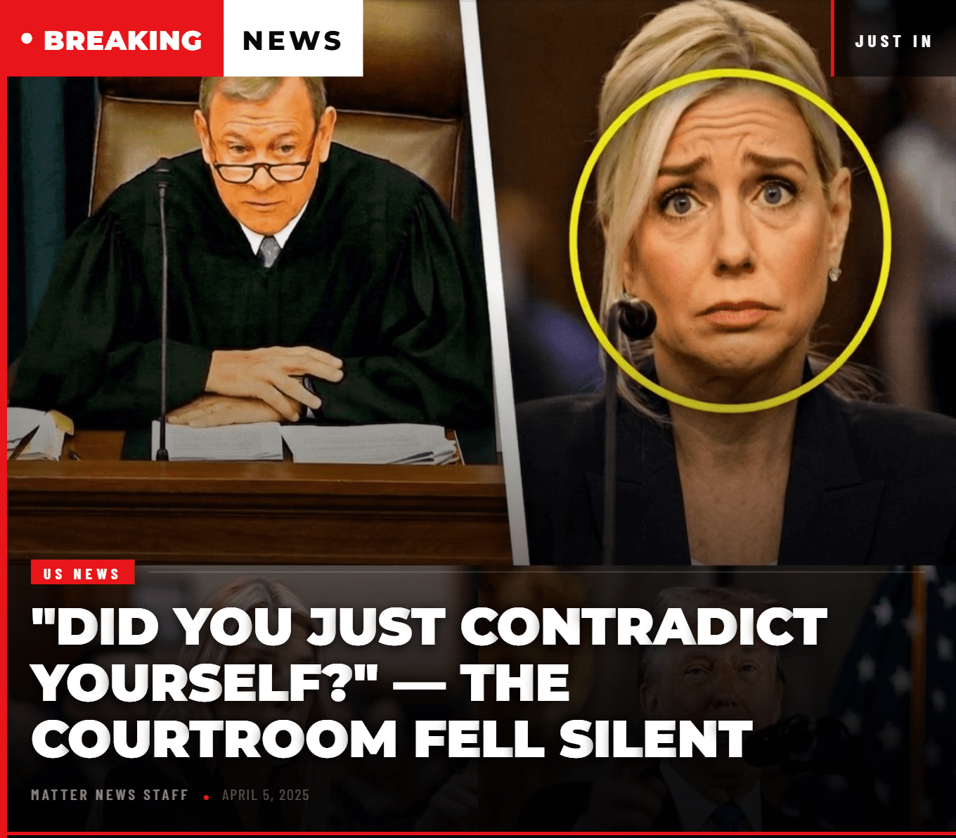 “Did You Just Contradict Yourself?” — The Courtroom Fell Silent